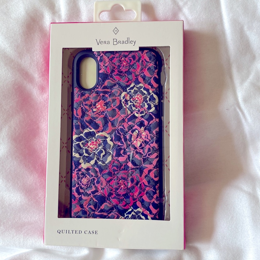 🚦NWT Vera Bradley Quilted iPhone X Case